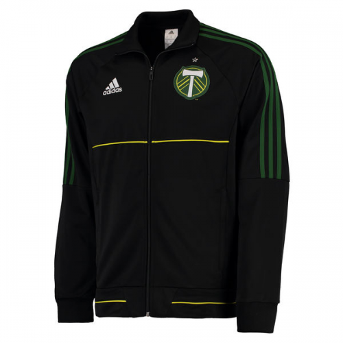 2017-18 Portland Timbers Black Track Jacket